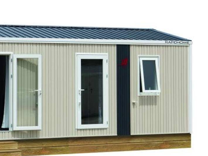 Camping Baie de Terenez - Mobilheim 4 personen - Lodge Grand Confort Sterec in Plouezoc'h, Ceinture Dorée