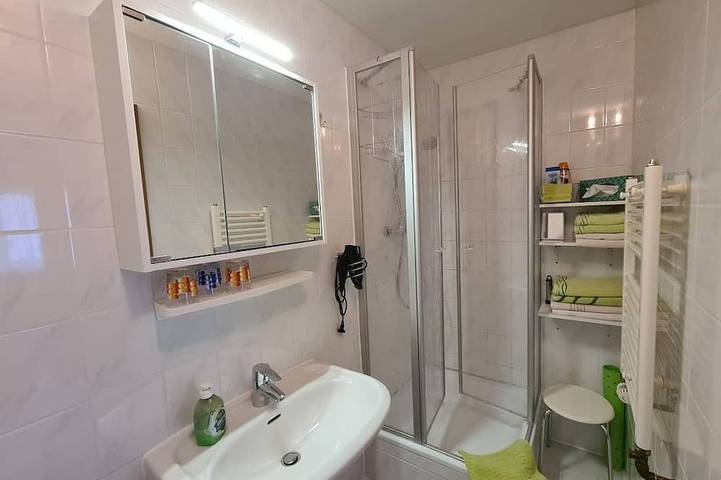 Appartement/Fewo, Dusche, Wc, 2 Schlafräume - Verwöhn Pension Wiesengrund in Ochsenkopf, Bischofsgrün