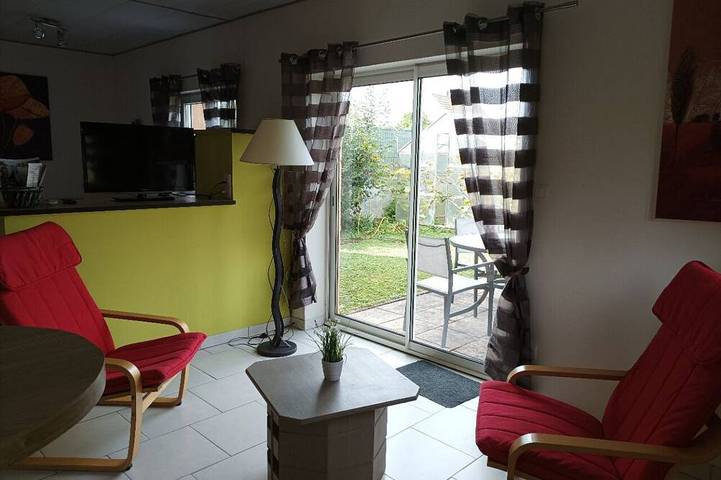 Gîte pour 2 personnes, avec terrasse et jardin dans Merxheim