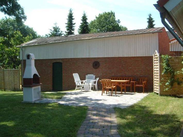 Ferienwohnung für 4 Personen, mit Sauna und Garten sowie Ausblick in Oederquart