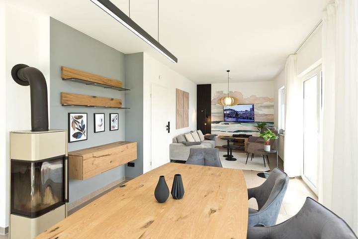 Ferienhaus für 6 Personen, mit Terrasse und Garten sowie Sauna in Göhren-Lebbin
