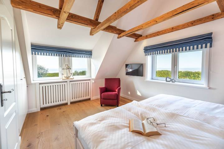 Ferienhaus mit Meerblick für 3 Personen, mit Terrasse und Sauna sowie Garten in Nieblum - 4