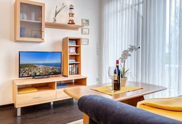 Ferienwohnung für 2 Personen, mit Sauna und Pool sowie Balkon in Bansin