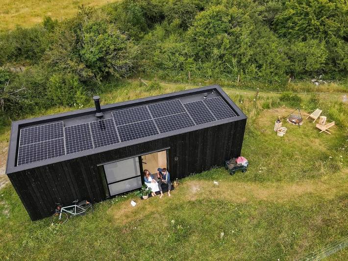 Camping für 2 Personen, mit Garten und Ausblick in Irland