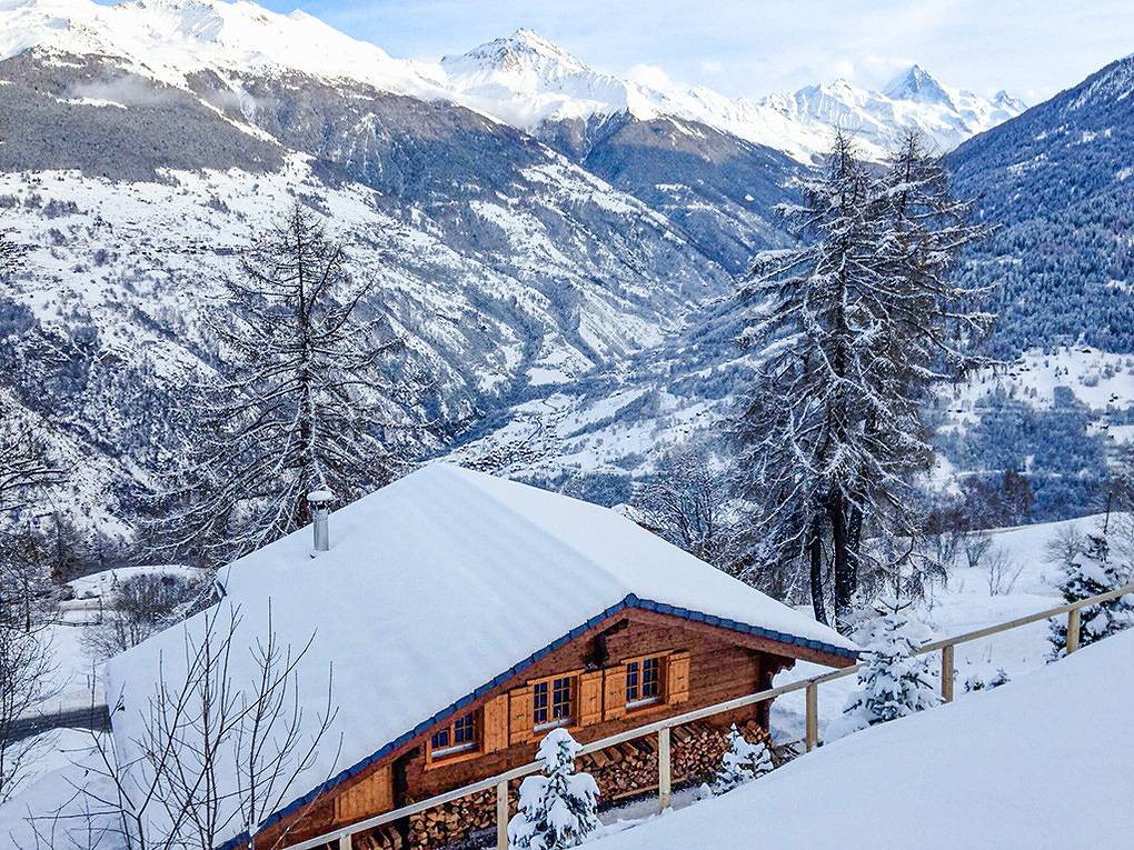 Casa de vacaciones para 8 personas con jardín in Riod, Hérémence