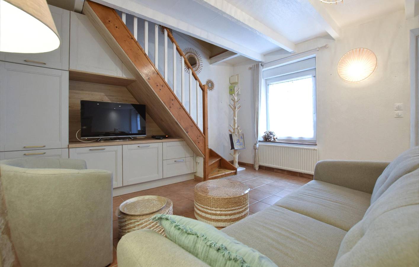 Apartamento acogedor - WiFi, TV, cocina, aparcamiento - Cerca de la playa y restaurantes in Saint-Vaast-la-Hougue, Región de Cherbourg