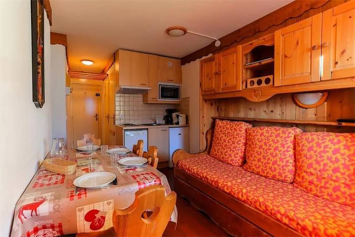 Location de vacances pour 4 personnes, avec vue à Val Thorens
