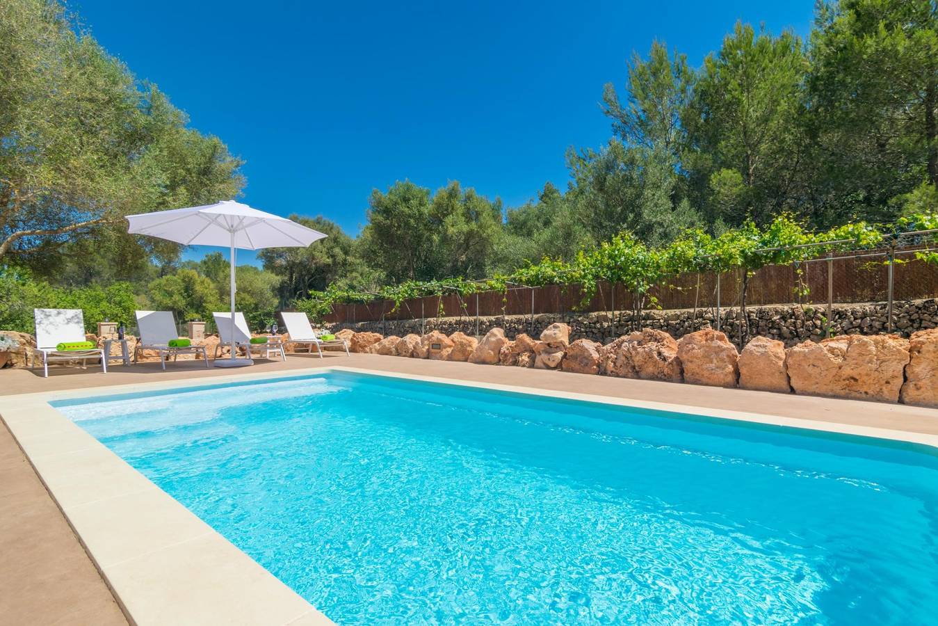 Es Tancat Prim - Ferienhaus mit privaten Pool in Algaida. Wifi gratis in Algaida, Mallorca Inselmitte