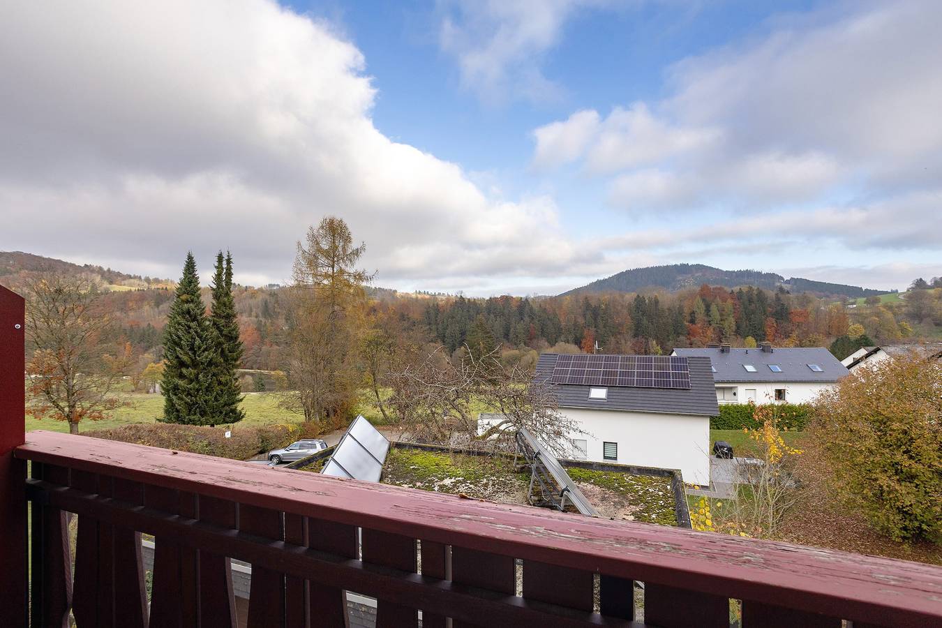 Ganze Wohnung, Haus Erika - Ferienwohnung 1 mit Wlan, Balkon und Gemeinschaftsgarten nahe Skywalk in Stryck, Willingen