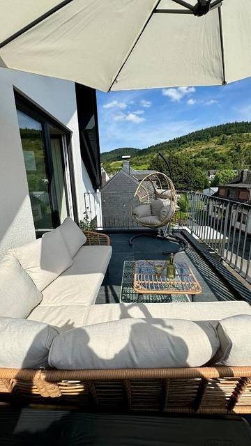 Ferienwohnung für 6 Personen, mit Balkon und Ausblick in Schweich
