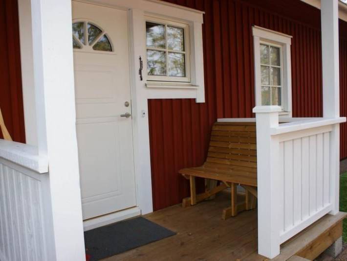Gemütliches Holzhaus Udden mit eigenem Boot in Västergötland