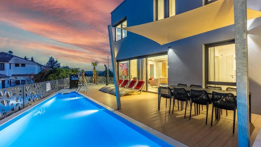 Ferienhaus für 8 Personen, mit Terrasse und Pool in Crikvenica - 3