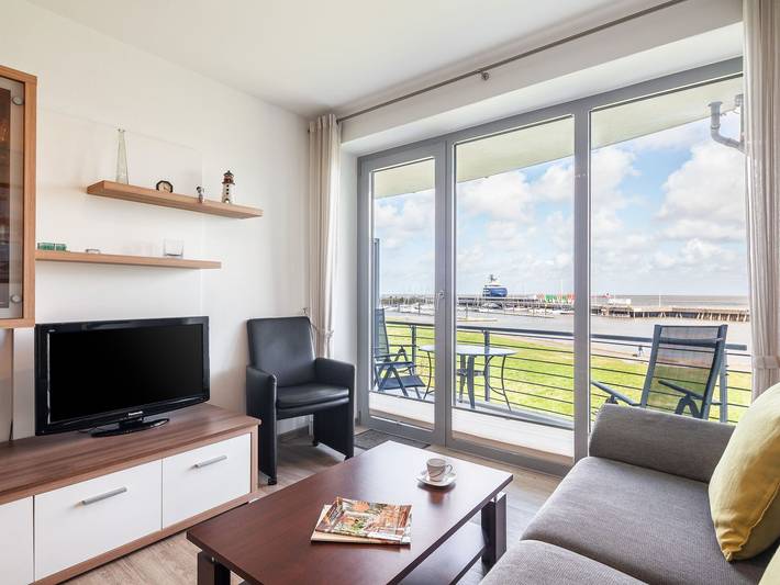 Ferienwohnung für 4 Personen, mit Balkon und Seeblick in Alte Liebe (Cuxhaven)