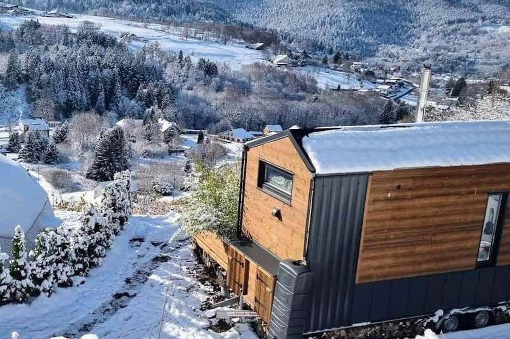 Tiny House au cœur des Vosges in Saint-Maurice-sur-Moselle, Épinal en omgeving