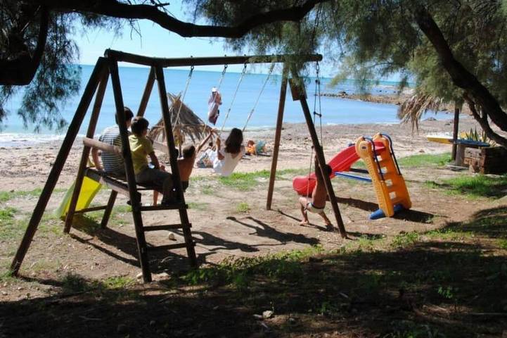 Ganze Wohnung, Ruhige Ferienwohnung in Sciacca mit Grill und Terrasse und Meerblick in Localita San Giorgio, Sciacca