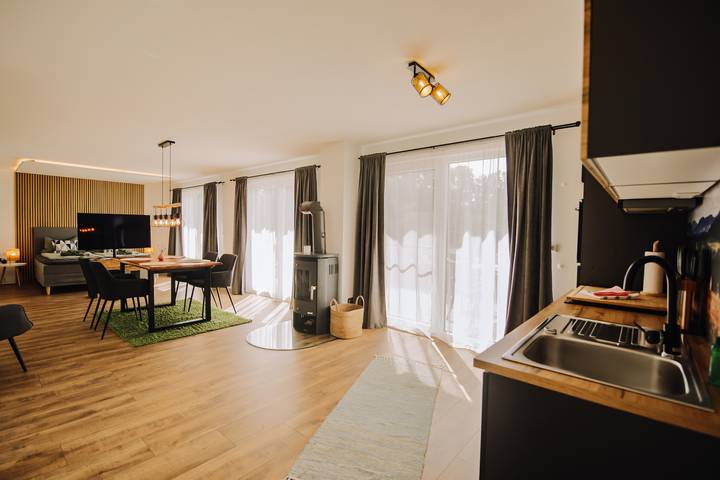 Ferienhaus für 4 Personen, mit Balkon und Terrasse sowie Garten und Seeblick in der Oberlausitz - 2