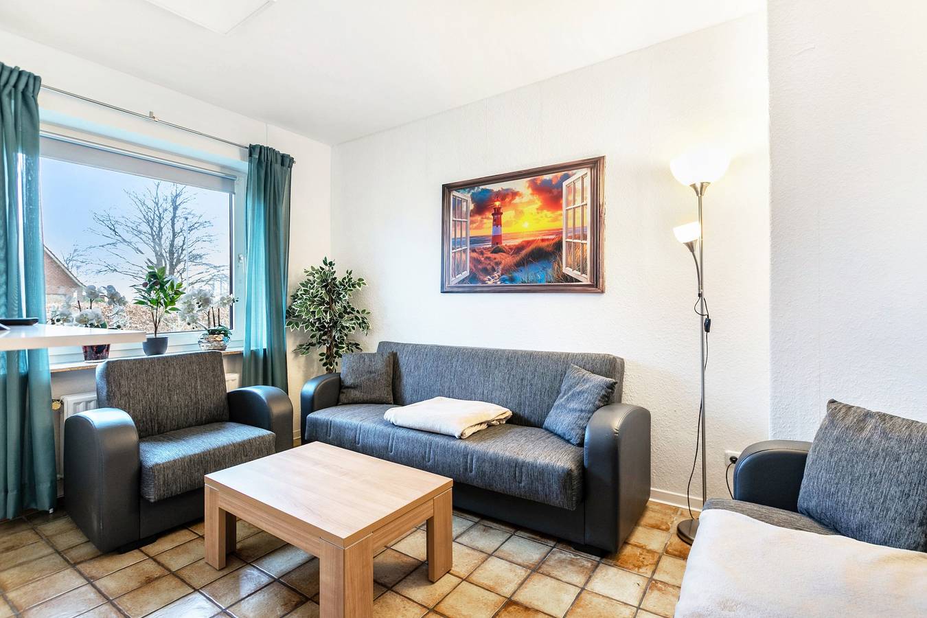 Ganze Wohnung, Ferienwohnung 'Am Alpakahof' mit privater Terrasse, privatem Garten und Wi-Fi in Sönnebüll, Nordfriesland