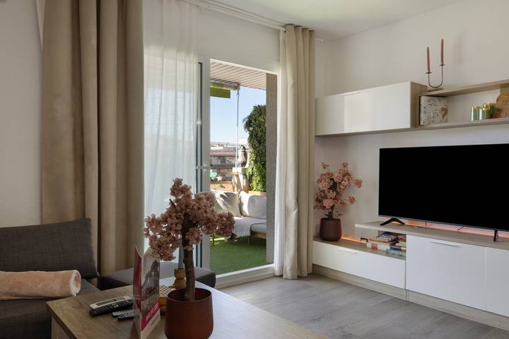 Casa de férias para 4 pessoas, com Varanda e Jardim em Salou