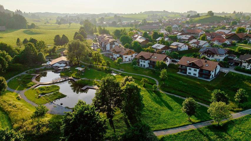 Ferienwohnung für 3 Personen, mit Pool und Garten sowie Sauna in Roßhaupten - 2