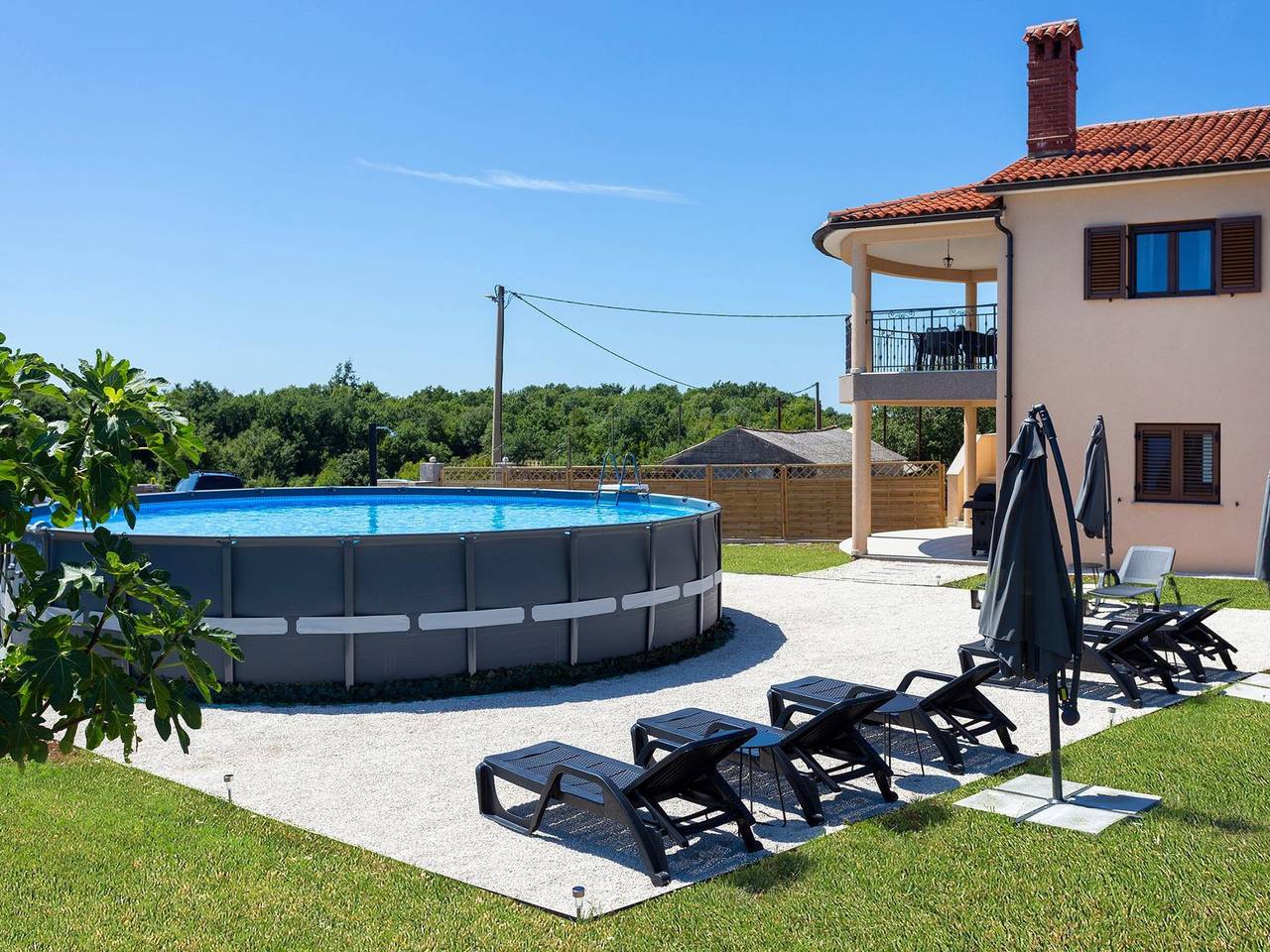 Ganze Wohnung, "Luxuriöse App. mit Pool" in Barban, Südküste Istrien