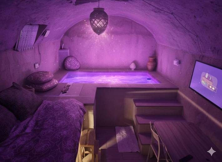 B&b for 2 people, with Balcony and Terrace as well as Hot tub and Garden in Lecce