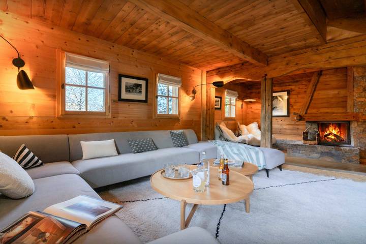 Chalet für 12 Personen, mit Garten und Ausblick sowie Sauna, mit Haustier - 1