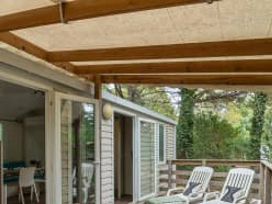 Camping Sandaya La Barque  - Mobilheim 4 personen - Cottage 4p 2ch ** Zen in Frejus, Draguignan Region