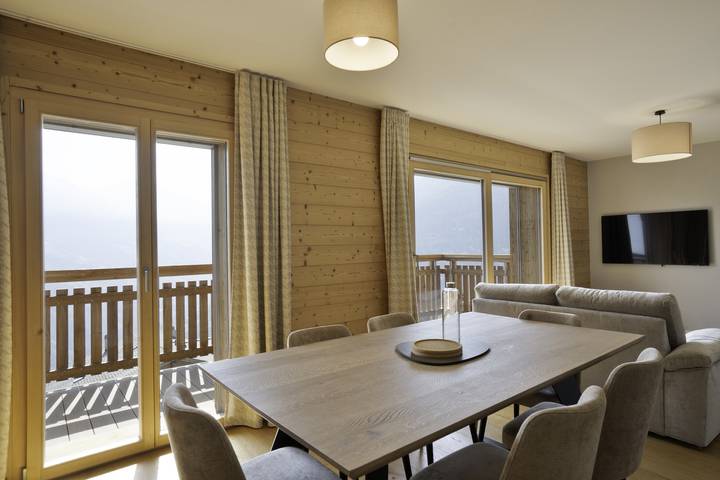 Ganze Wohnung, Dent-Blanche Resort - Wohnung 4 Zimmer in Riod, Hérémence