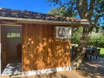 Tente pour 2 personnes, avec jardin et vue dans les Landes