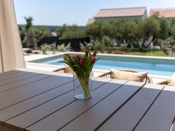Ferienhaus mit Meerblick für 6 Personen, mit Garten und Balkon in Barbat na Rabu - 4