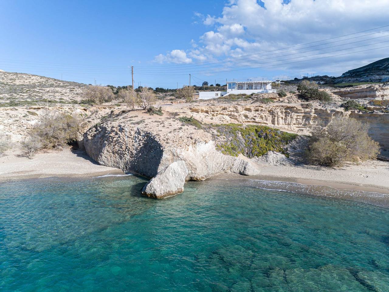 Lavish Milos Beachfront Villa | Villa Elysia | 1 Bedroom | Breathtaking Sea View in Gournado-Fylakopi