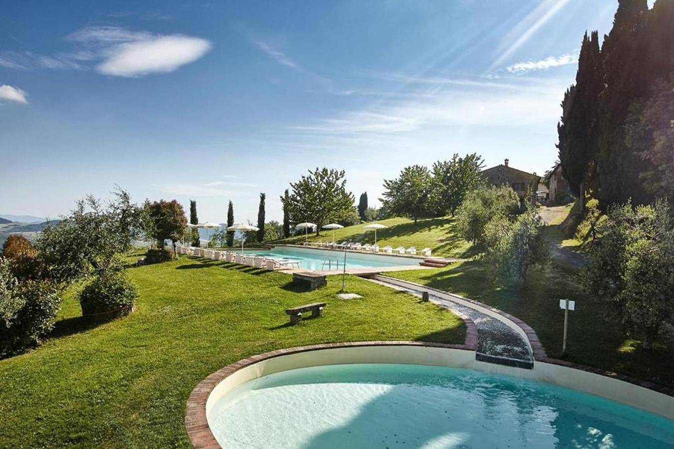 Appartamento intero, Guardiola - Appartamento panoramico con piscina nel borgo toscano in Il Castagno, Gambassi Terme