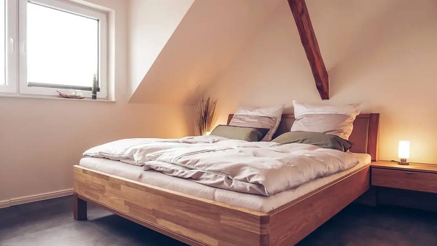 Ferienwohnung für 4 Personen, mit Sauna und Balkon sowie Garten in Unterweser - 3