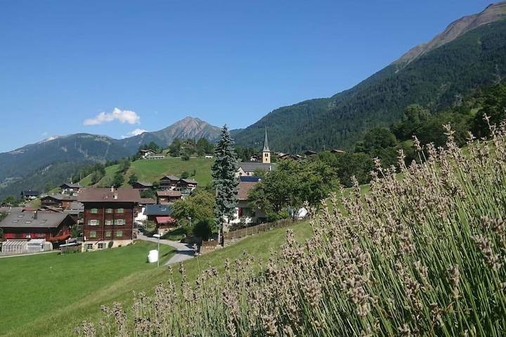 Ferienwohnung für 5 Personen, mit Balkon und Garten sowie Ausblick in Grengiols - 4