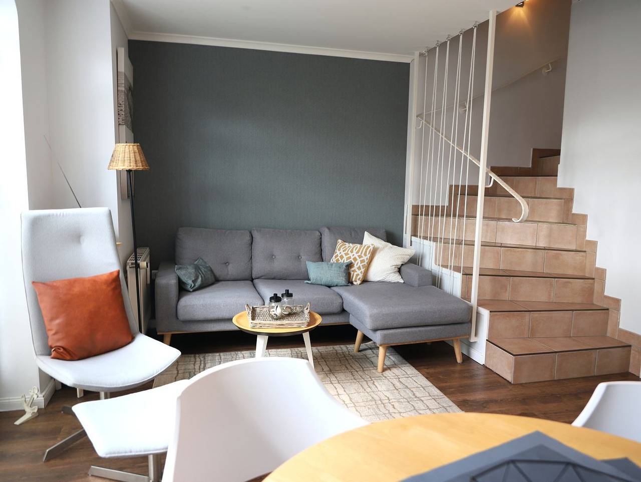 Ganze Wohnung, Moderne 3-Zimmerwohnung mit Süd-Terrasse und Strandkorb in Westerland in Westerland, Sylt (Gemeinde)