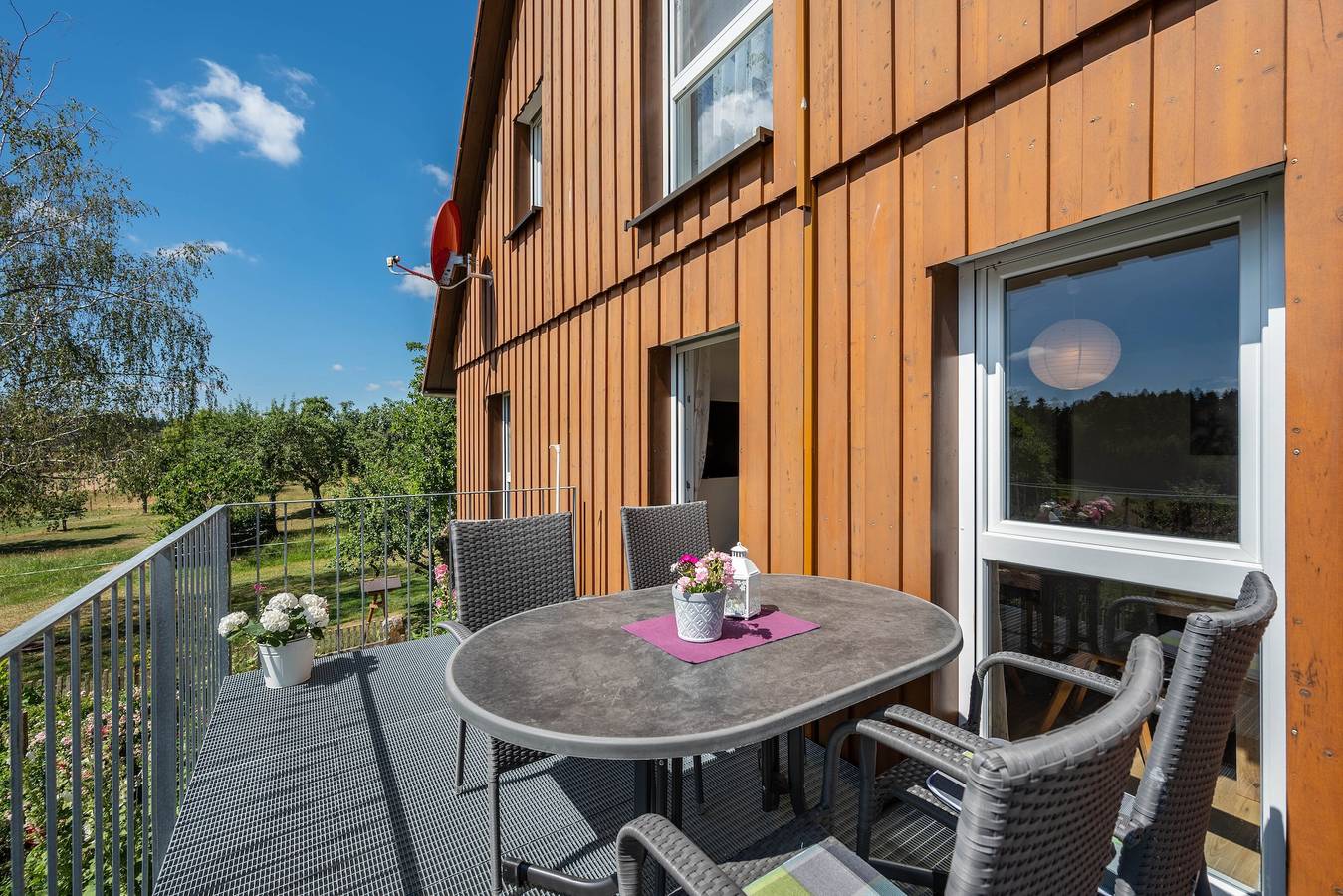 Ganze Wohnung, Apartment -Fuchskreuzhof Simmersfeld- im Nordschwarzwald mit Balkon und Wlan in Simmersfeld, Nordschwarzwald