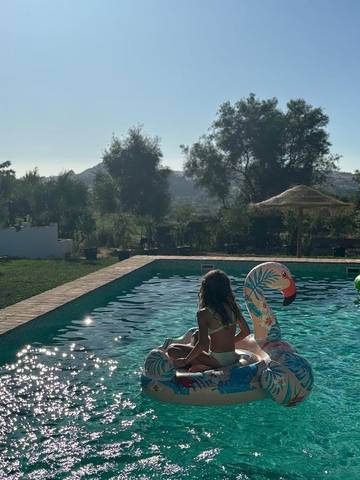 Cottage pour 3 personnes, avec jardin ainsi que terrasse et piscine à Arcos de la Frontera