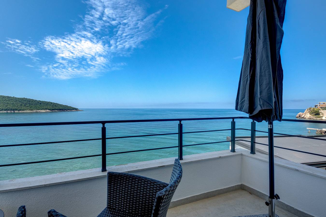 Appartamento intero, Appartamento vacanze per 4 persone con balcone in Dulcigno