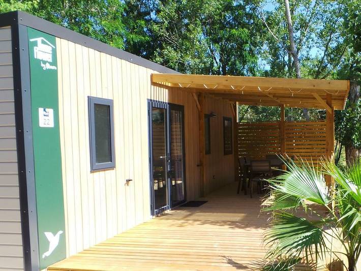 Flower Camping Le Lac De Thesauque - Mobilheim 6 personen - Home Flower Premium in Montgeard, Lauragais