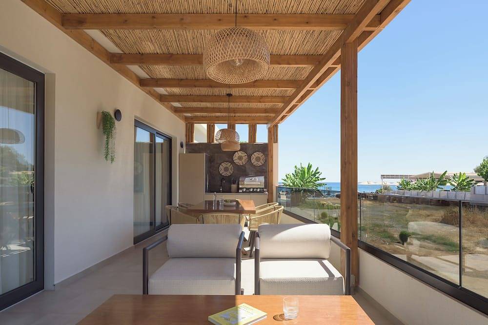 Sandy Shore Villa, Next to Beach, Dining & Shops in Bali (Crète), Région de Réthymnon