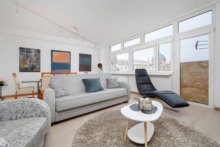 Apartament wakacyjny dla 4 osób, z balkon/ taras, zwierzęta dozwolone w Województwo łódzkie