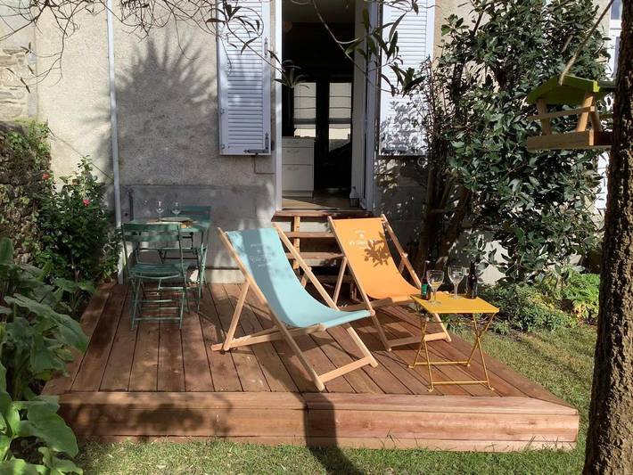 Location de vacances pour 2 personnes, avec Terrasse ainsi que Jardin et Vue à Roscoff
