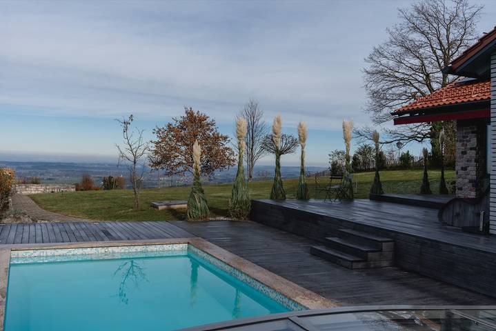 Ferienhaus für 6 Personen, mit Pool und Garten sowie Sauna und Seeblick im Chiemgau - 3