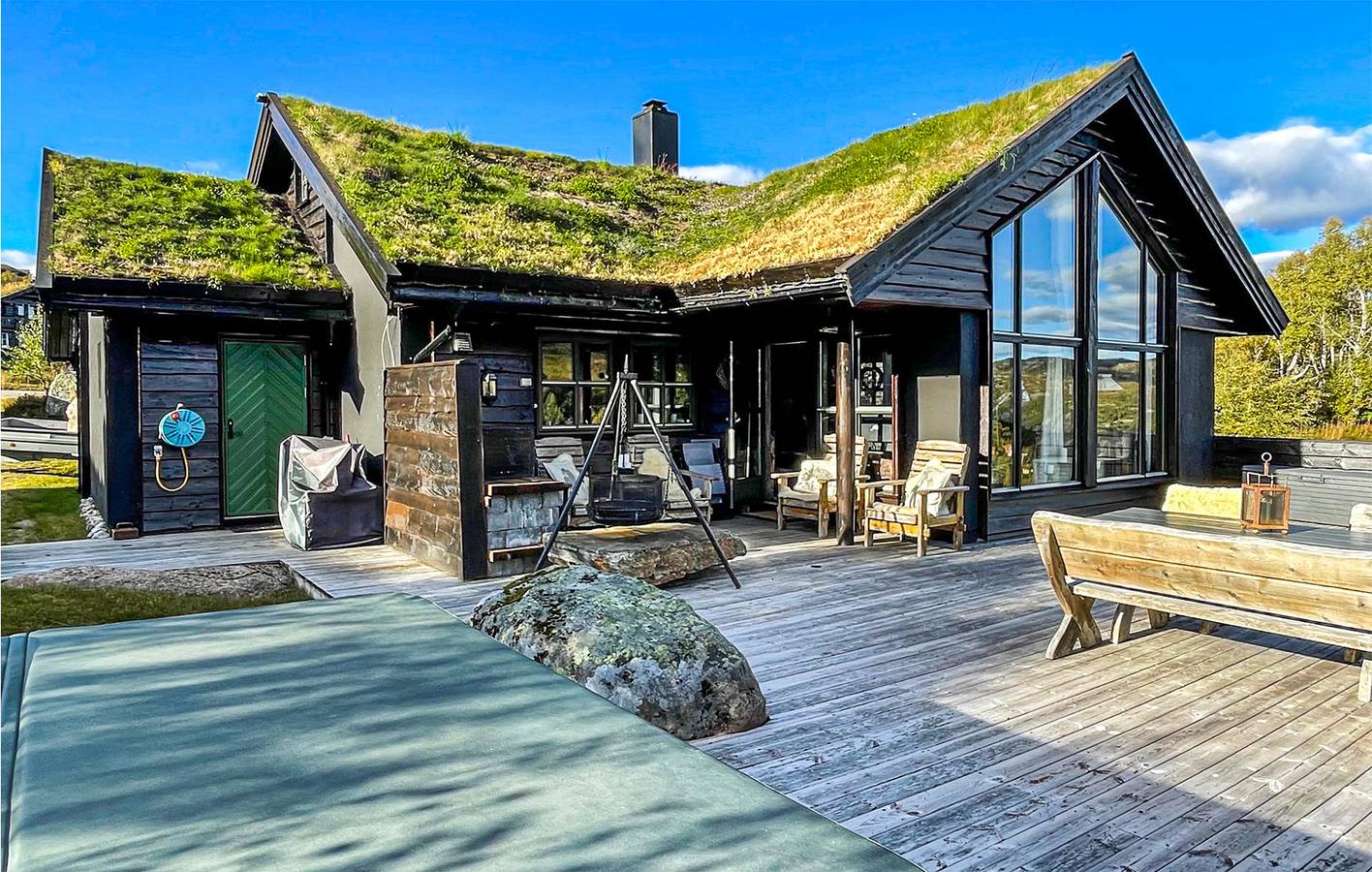 Ferienhaus für 10 Personen mit Garten in Åseral