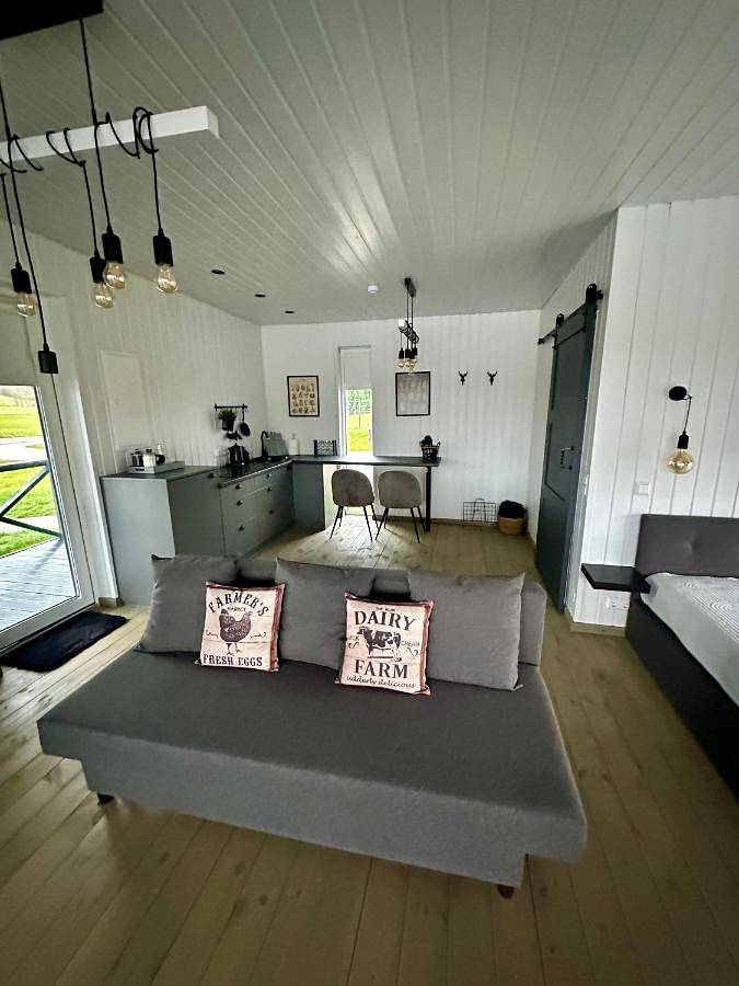 Ferienhaus für 4 Personen, mit Ausblick und Terrasse sowie Seeblick, mit Haustier in Litauen