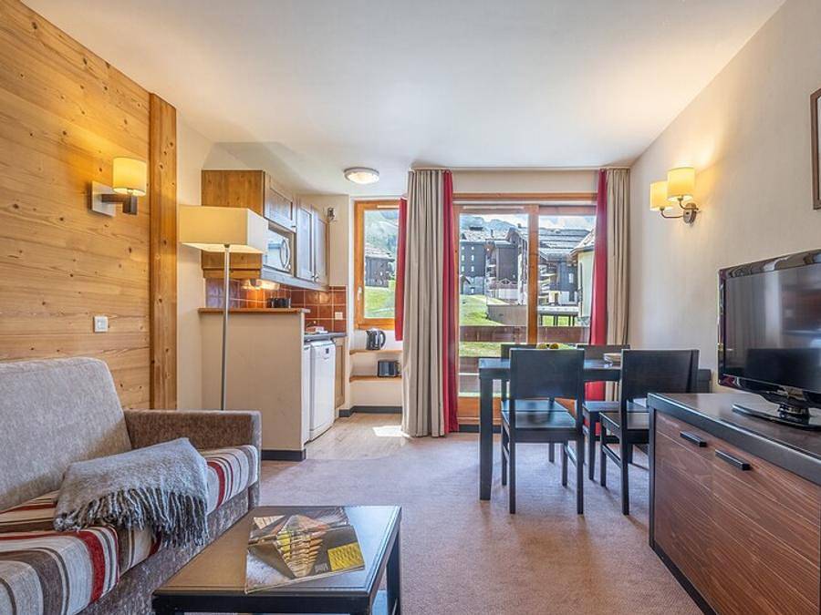 Pierre & Vacances Residence Le Quartz - Wohnung 4 personen - 1 Schlafzimmer - Bergblick in Belle Plagne, La Plagne-Tarentaise