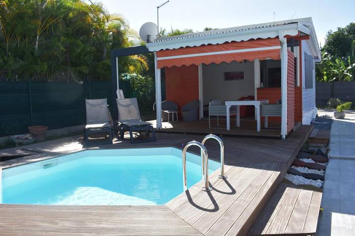 Maison de vacances pour 2 personnes, avec piscine ainsi que vue et terrasse