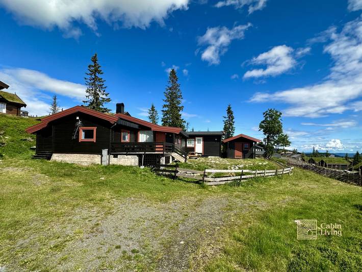 Gîte pour 12 personnes, avec vue sur le lac dans Sjusjoen
