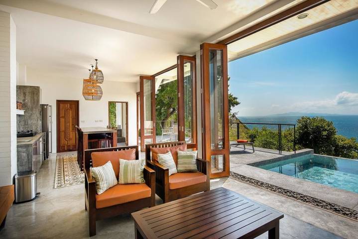 Villa pour 4 personnes, avec vue ainsi que piscine et terrasse, animaux acceptés dans Koh Tao - 4