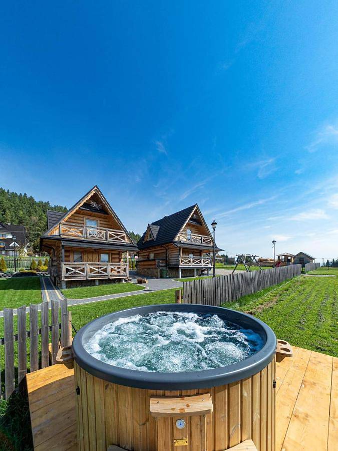 Apartament wakacyjny dla 7 osób, z Balkon i Jacuzzi oraz Taras i Ogród w Szaflary